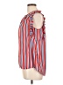 Kaari Blue 100% Polyester Red Sleeveless Blouse Size L - photo 5