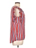 Kaari Blue 100% Polyester Red Sleeveless Blouse Size L - photo 4