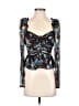 Peter Som Collective Black Long Sleeve Top Size 4 - photo 1