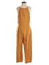 Greylin Solid Brown Jumpsuit Size XS - photo 2
