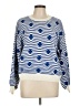 Shein 100% Acrylic Stars Blue Pullover Sweater Size L - photo 1