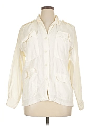 Kenar 3/4 Sleeve Button-Down Shirt (view 1)