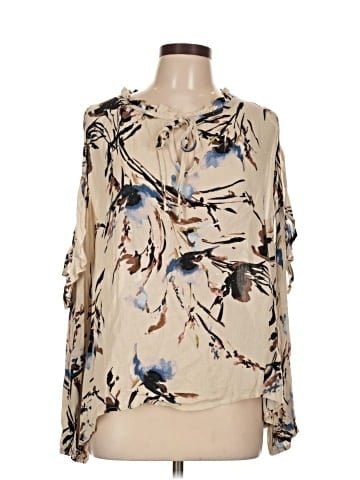 Vintage Havana 3/4 Sleeve Blouse (view 1)