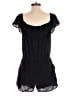 Ann Taylor LOFT 100% Cotton Black Romper Size M - photo 2