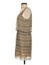 5/48 100% Polyester Tweed Tan Casual Dress Size S - photo 5