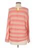 Poetry Stripes Orange Pink Pullover Sweater Size M (estimated) - photo 2