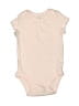 Carter's Solid Ivory Short Sleeve Onesie 0-3 MO / 3 MO - photo 1