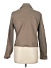Garnet Hill Solid Gray Tan Jacket Size 10 - photo 2