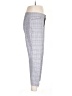 Ecru Plaid Blue Gray Dress Pants Size 10 - photo 4