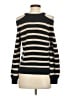 MNG 100% Cotton Stripes Black Pullover Sweater Size XS - photo 2