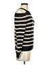 MNG 100% Cotton Stripes Black Pullover Sweater Size XS - photo 4