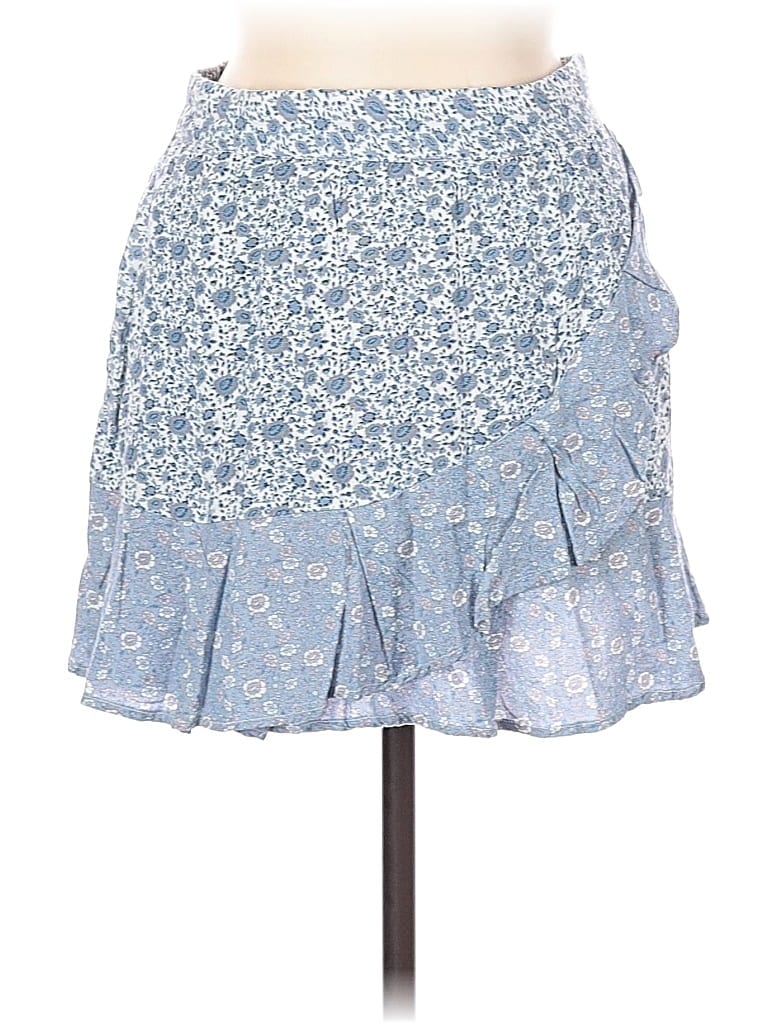 Pre-owned Sim & Sam Casual Skirt In Blue