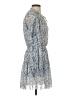 Madison Marcus 100% Polyester Paisley Blue Casual Dress Size XS - photo 4