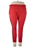 Peace Love World Color Block Red Active Pants Size 3X (petite) - photo 1