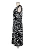 Nine West Graphic Black Cocktail Dress Size 6 - photo 5