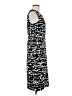 Nine West Graphic Black Cocktail Dress Size 6 - photo 4