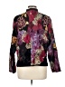 Chico's Design Print Purple Jacket Size Lg (2) - photo 2