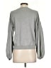 Topshop Floral Gray Pullover Sweater Size 2 - photo 2