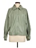 Marc New York Andrew Marc 100% Polyurethane Solid Green Jacket Size M - photo 1