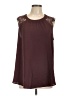 Torrid 100% Polyester Burgundy Sleeveless Blouse Size Lg Plus (0) - photo 1