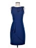 BCBGMAXAZRIA Solid Blue Cocktail Dress Size 4 - photo 1