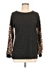 Lilypad Animal Print Gray Pullover Sweater Size M (estimated) - photo 1