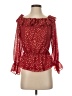 Vince Camuto 100% Polyester Red 3/4 Sleeve Blouse Size XS - photo 1