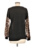 Lilypad Animal Print Gray Pullover Sweater Size M (estimated) - photo 2