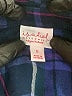 Isabel Maternity 100% Rayon Plaid Blue 3/4 Sleeve Button-Down Shirt Size Sm Maternity - photo 6