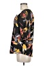 Ann Taylor LOFT 100% Polyester Black 3/4 Sleeve Blouse Size M - photo 5