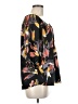 Ann Taylor LOFT 100% Polyester Black 3/4 Sleeve Blouse Size M - photo 4