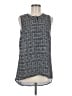 Daniel Rainn 100% Polyester Gray Sleeveless Blouse Size M - photo 1