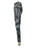 Zyia Active Animal Print Silver Active Pants Size 4 - photo 5