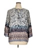 Violet & Claire 100% Polyester Blue 3/4 Sleeve Blouse Size XL - photo 1