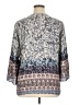 Violet & Claire 100% Polyester Blue 3/4 Sleeve Blouse Size XL - photo 2