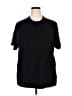 George Solid Black Short Sleeve T-Shirt Size 2X - photo 1