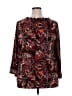 Bechamel Paisley Burgundy 3/4 Sleeve Blouse Size 3X - photo 2