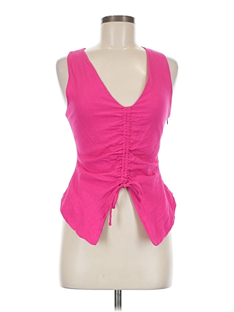 Pre-owned Seven Wonders Sleeveless Blouse In Pink