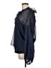 Boston Proper 100% Polyester Blue Long Sleeve Blouse Size L - photo 5