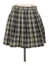 Pull&Bear Plaid Gray Casual Skirt Size L - photo 1