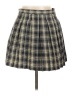 Pull&Bear Plaid Gray Casual Skirt Size L - photo 2