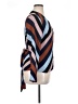 Halogen Stripes Brown Blue 3/4 Sleeve Blouse Size XL - photo 4