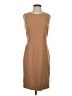 J. McLaughlin Solid Tan Casual Dress Size 4 - photo 1