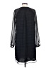 CAbi 100% Polyester Chevron-herringbone Blue Black Casual Dress Size XS - photo 2