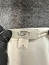 Ann Taylor LOFT 100% Polyester Ivory Sleeveless Blouse Size M - photo 7