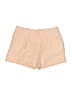 Joie 100% Silk Solid Tan Shorts Size 4 - photo 1