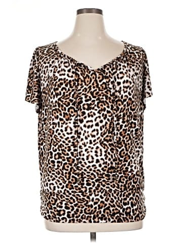 AB Studio Short Sleeve Blouse (view 1)