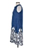 SJS Paisley Blue Casual Dress Size S - photo 5