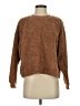 American Eagle Outfitters 100% Polyester Solid Brown Pullover Sweater Size S - photo 1