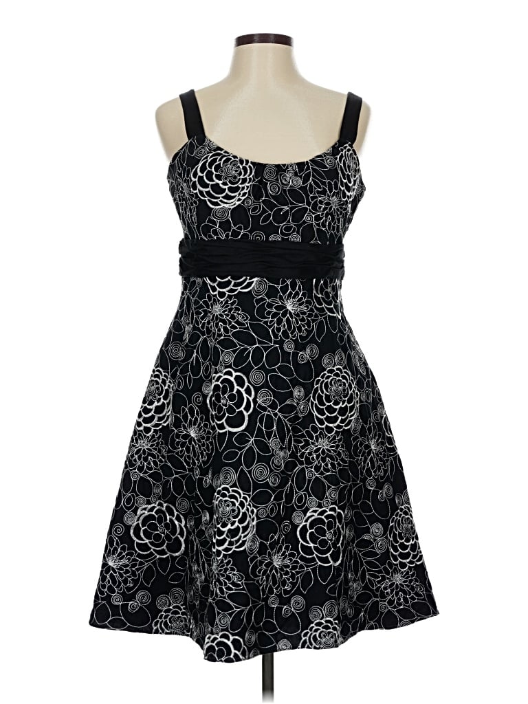 Pre-owned Evan Picone Cocktail Dress In Black